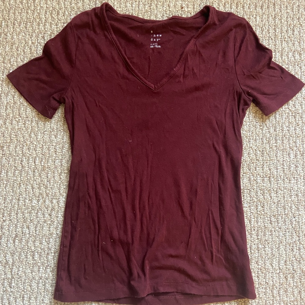 Red Tee | Women’s Girls Trendy 90s Y2K Soft Lightweight Stretchy Casual Summer